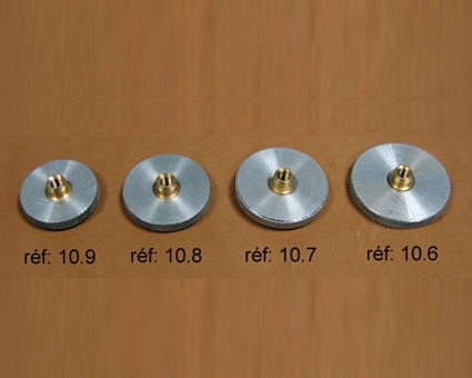 A10.7 - Molette Aluminium Diamètre 32 mm A10.7 - Molette Aluminium Diamètre 32 mm