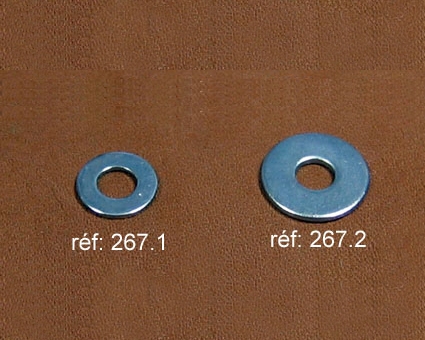 A267.1 - Rondelle laiton pour tirette (petite) A267.1 - Rondelle laiton pour tirette (petite)