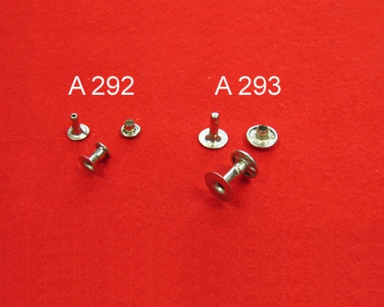 A292 - Rivets à pression ensemble A30 et A32 A292 - Rivets à pression ensemble A30 et A32