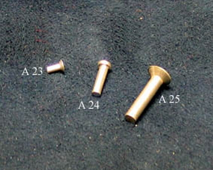 A23 - Rivet aluminium L3,7mm diam.1,4mm