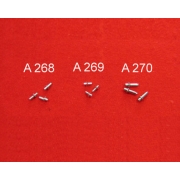 A268 - Ergot aluminium pour touches harmonie laiton