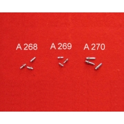 A269- Ergot aluminium pour touches harmonie courtes