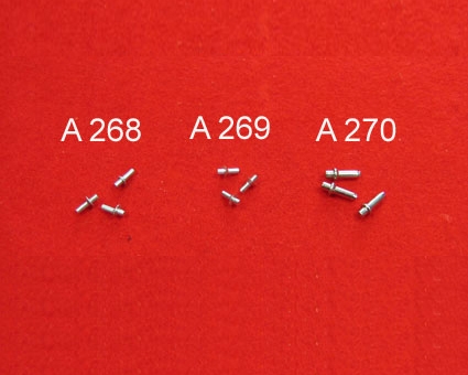 A269- Ergot aluminium pour touches harmonie courtes