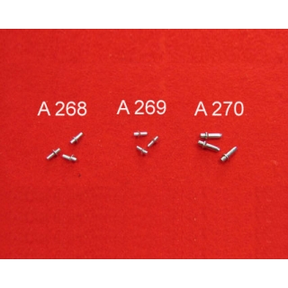 A269- Ergot aluminium pour touches harmonie courtes