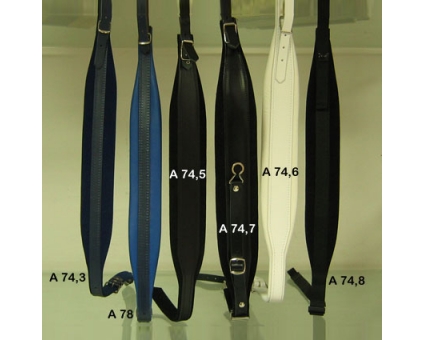 A78 - Paire de bretelles L6 velours bleu A78 - Paire de bretelles L6 velours bleu
