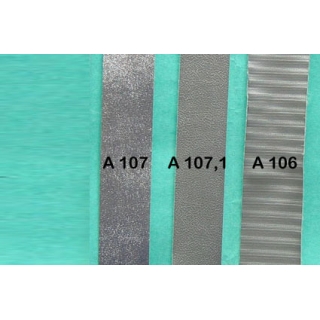 A106 - Bandelette de soufflet Argent strié