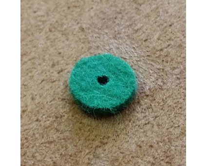 A83 - Feutre de bouton basse Vert 9mm A83 - Feutre de bouton basse Vert 9mm