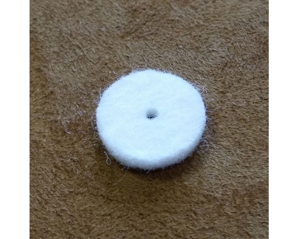 A87 - Feutre de bouton chant Blanc 14mm A87 - Feutre de bouton chant Blanc 14mm