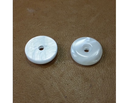 A276 - Bouton chant Blanc Nacré A276 - Bouton chant Blanc Nacré