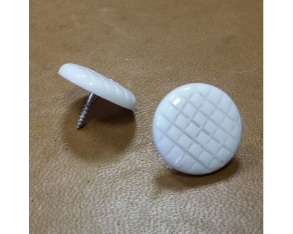 A172.1 - Bouton chant non cerclé Blanc Perlé A172.1 - Bouton chant non cerclé Blanc Perlé