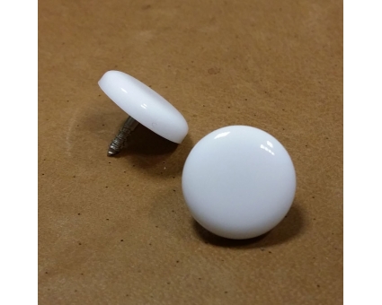 A172.2 - Bouton chant non cerclé Blanc Perlé A172.2 - Bouton chant non cerclé Blanc Perlé