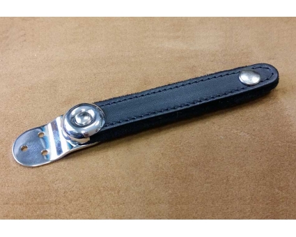 A96 - Attache soufflet chromé Noir Velours A96 - Attache soufflet chromé Noir Velours