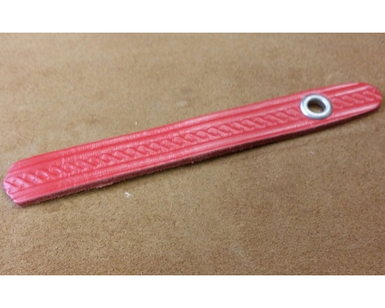 A101.15 - Attache soufflet diatonique Rouge Cuir A101.15 - Attache soufflet diatonique Rouge Cuir