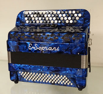 Accordéon E SOPRANI 80 basses standard Piano à Bretelles